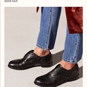 SOLD OUT online!! Rouge studded loafers